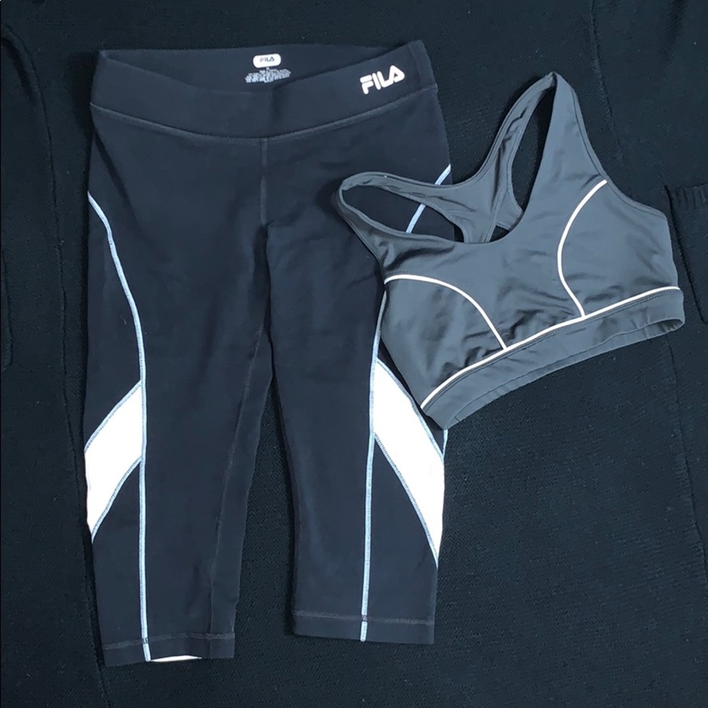 ❄️FILA ❄️legging/sports bra bundle. Sz S both